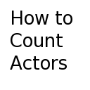 Screenshot for Count_Actors
